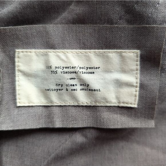 Anthropologie taupe Ruffled Statement Vest Bolero - Picture 7 of 9